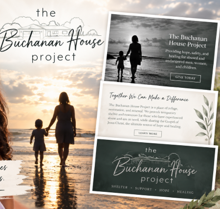 The Buchanan House Project brand collage